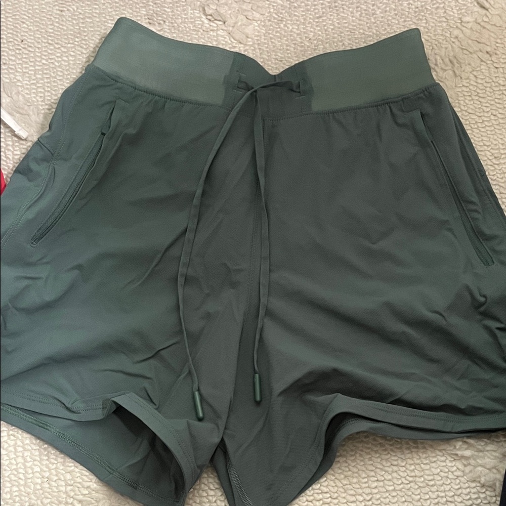 lululemon athletica Dark Green Men's Athletic Shorts